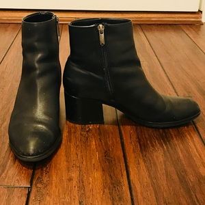 Sam Edelman Black leather booties